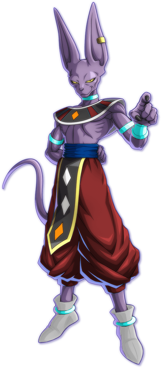 Based On Whis, This Cell Skin Is Based On Cell Jr - Dragon Ball Fighterz Beerus Png (540x1219), Png Download