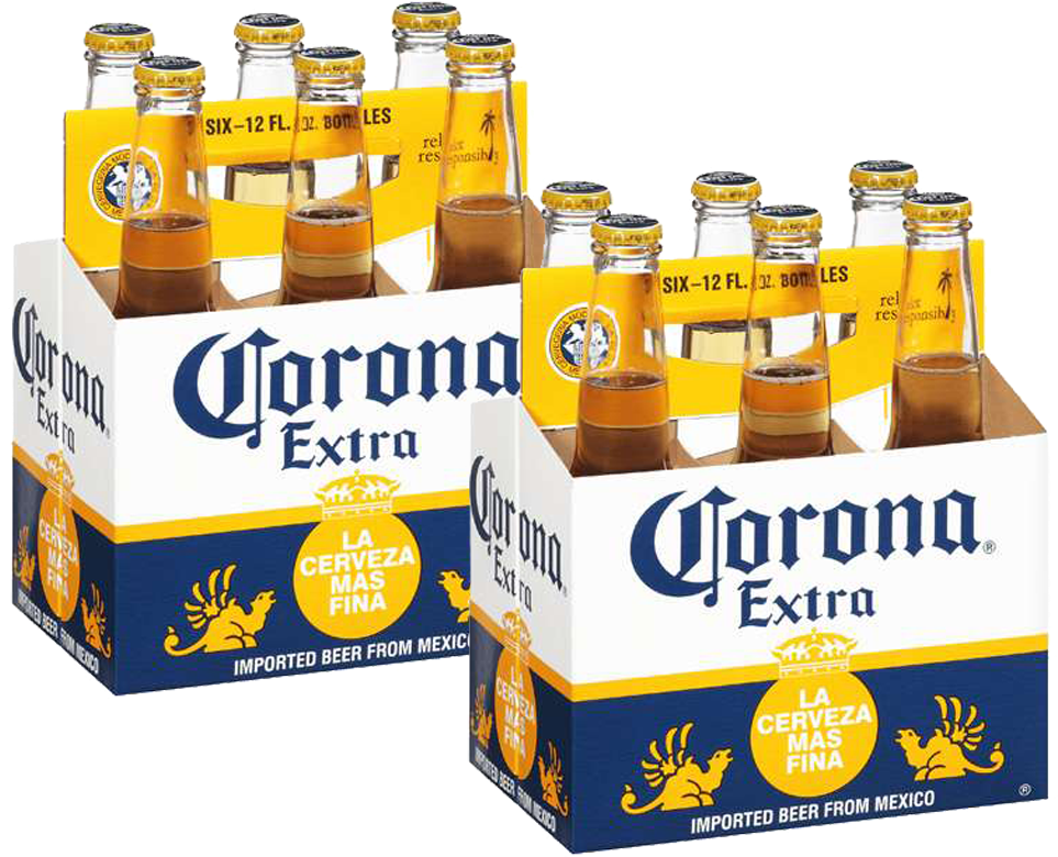 Corona Extra Lager Beer Case Of - Corona Extra Beer - 12 Pack, 24 Fl Oz Bottles (1000x1000), Png Download