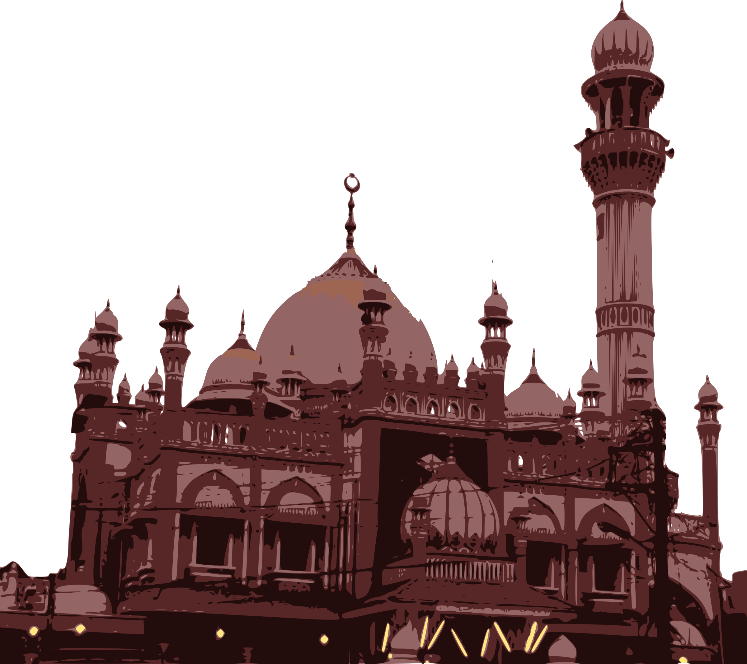 Delhi Jama Masjid Png (800x711), Png Download