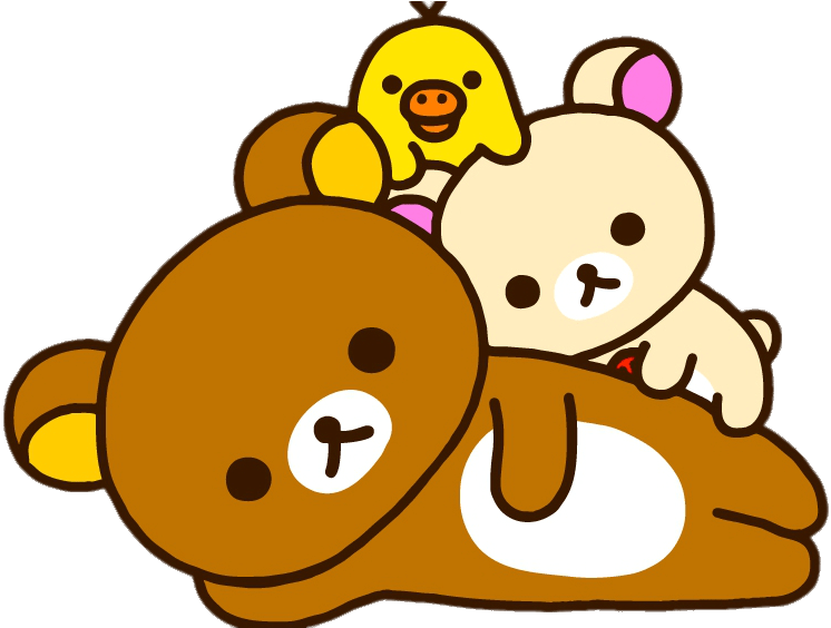 Download - Rilakkuma Animated (847x563), Png Download