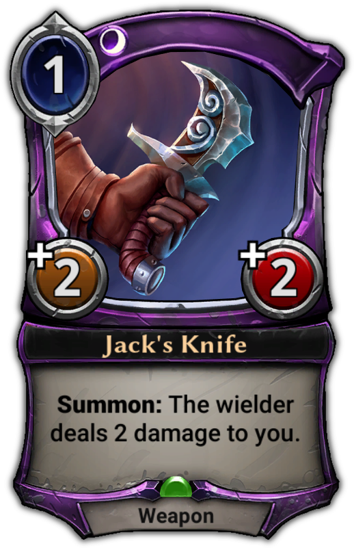 Jack's Knife - Umbren Reaper (529x801), Png Download