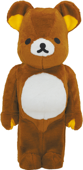 Rilakkuma 1000% Bearbrick - Rilakkuma Bearbrick (317x550), Png Download