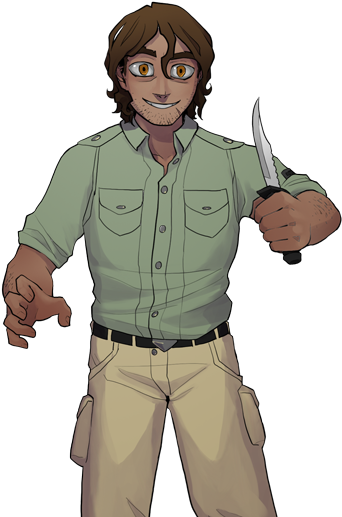 Strade Knife - Boyfriend To Death Hentai Strade (495x600), Png Download