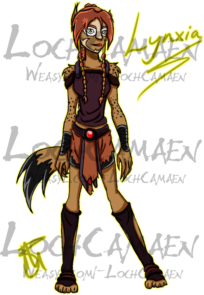 Lynxia Redesign - Wolves Rule! Rectangle Sticker (711x1027), Png Download