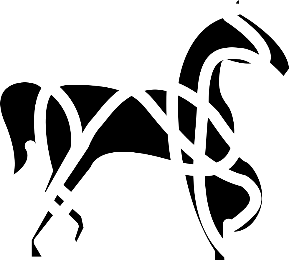 Horse Artistic Variant Comments - Horse (981x884), Png Download