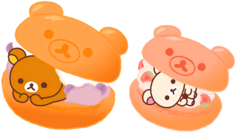 Mirai E Jump - Rilakkuma (500x281), Png Download