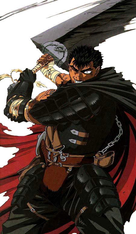 Gatsu11xn1mn2copywm4 -original - Guts Berserk Transparent Background (451x773), Png Download
