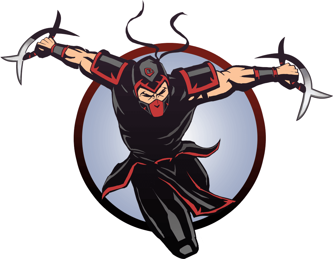 Ninja Man Crescent Knives - Knife (1112x1112), Png Download