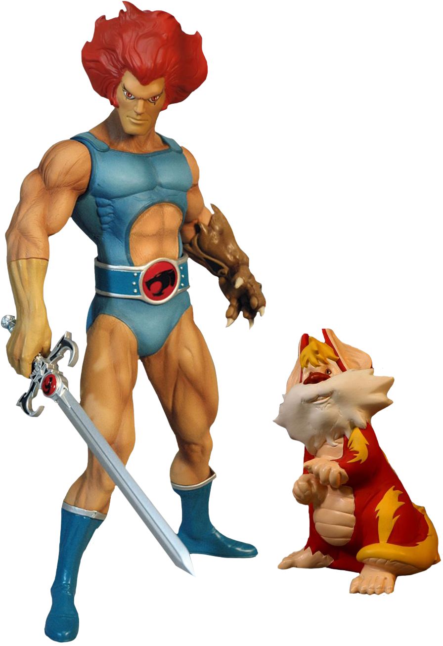 Lion-o With Snarf Mega Scale 14” Vinyl Action Figure - Thundercats Lion Lion O Funko Pop (920x1344), Png Download
