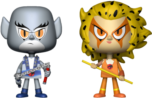 Panthro & Cheetara - Thundercats Panthro And Cheetara Vynl. (541x541), Png Download
