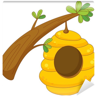 Honey Bee Drawing Cartoon (400x400), Png Download