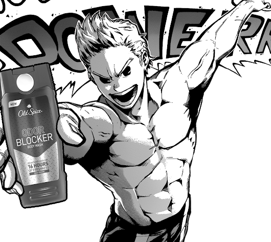 Can I Present You Thats Mirio Togata Aka - Old Spice Odor Blocker Body (530x473), Png Download