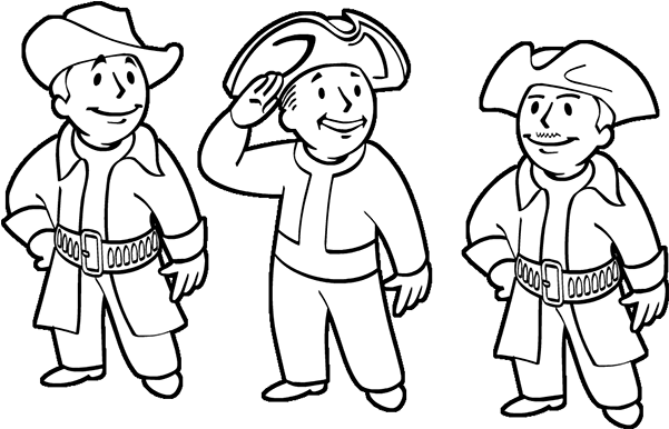 Form Ranks - Fallout 4 Minutemen Drawing (624x425), Png Download