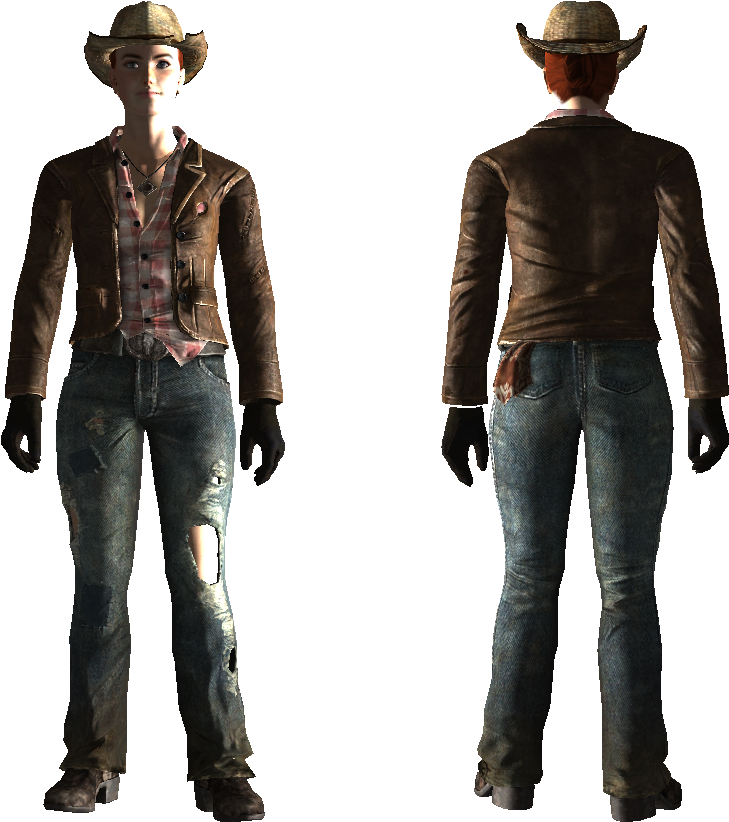 Cass Outfit - Fallout 3 Regulators (1050x840), Png Download