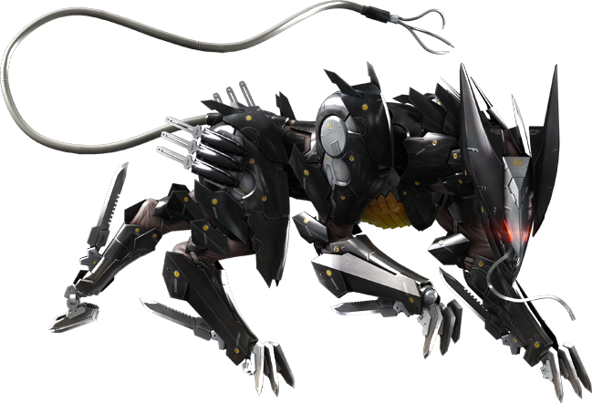 Metal Gear Rising - Blade Wolf (649x442), Png Download