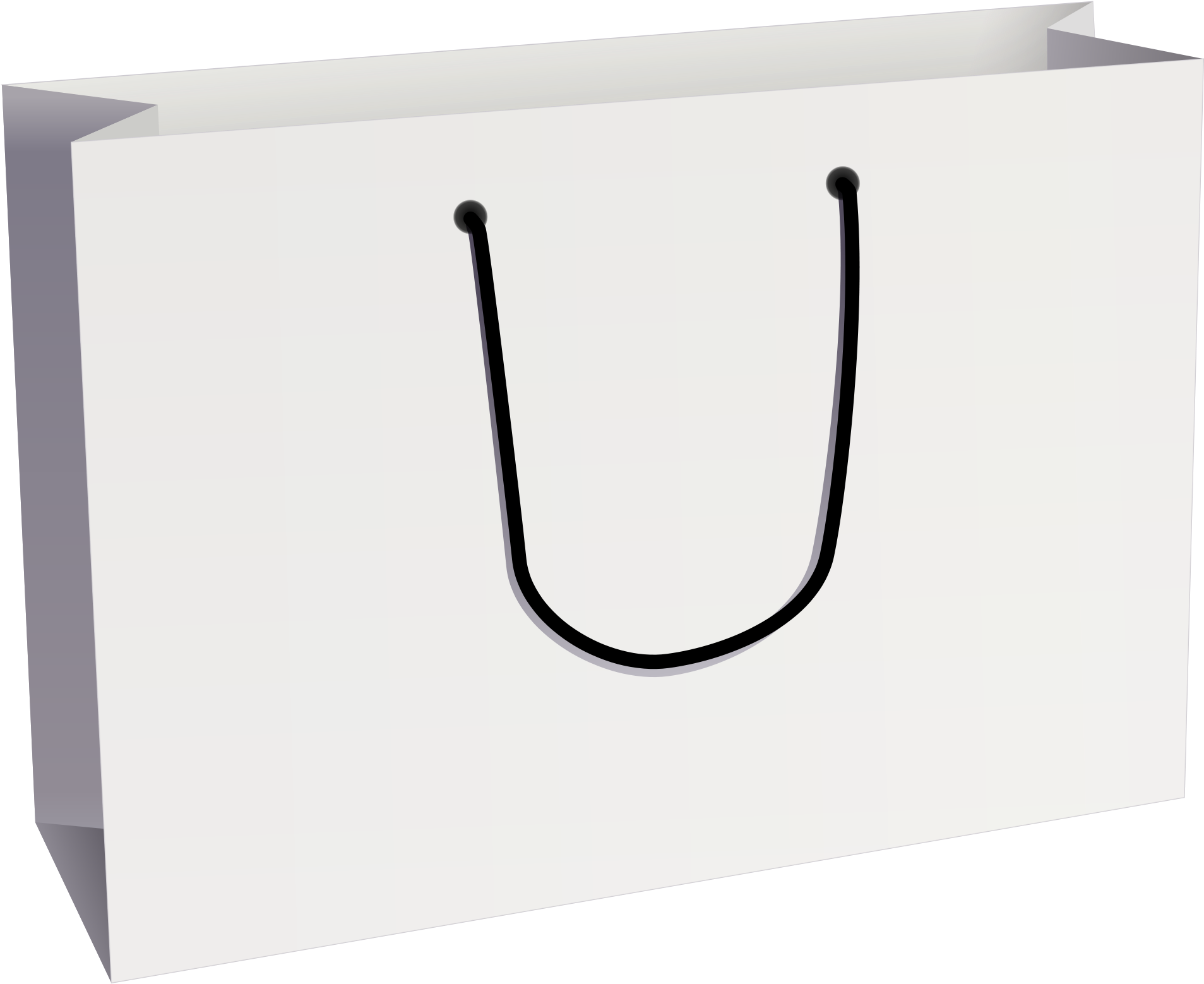 Black And White Download Plain Transparent Png Stickpng - Paper Shopping Bag Png (1241x1024), Png Download