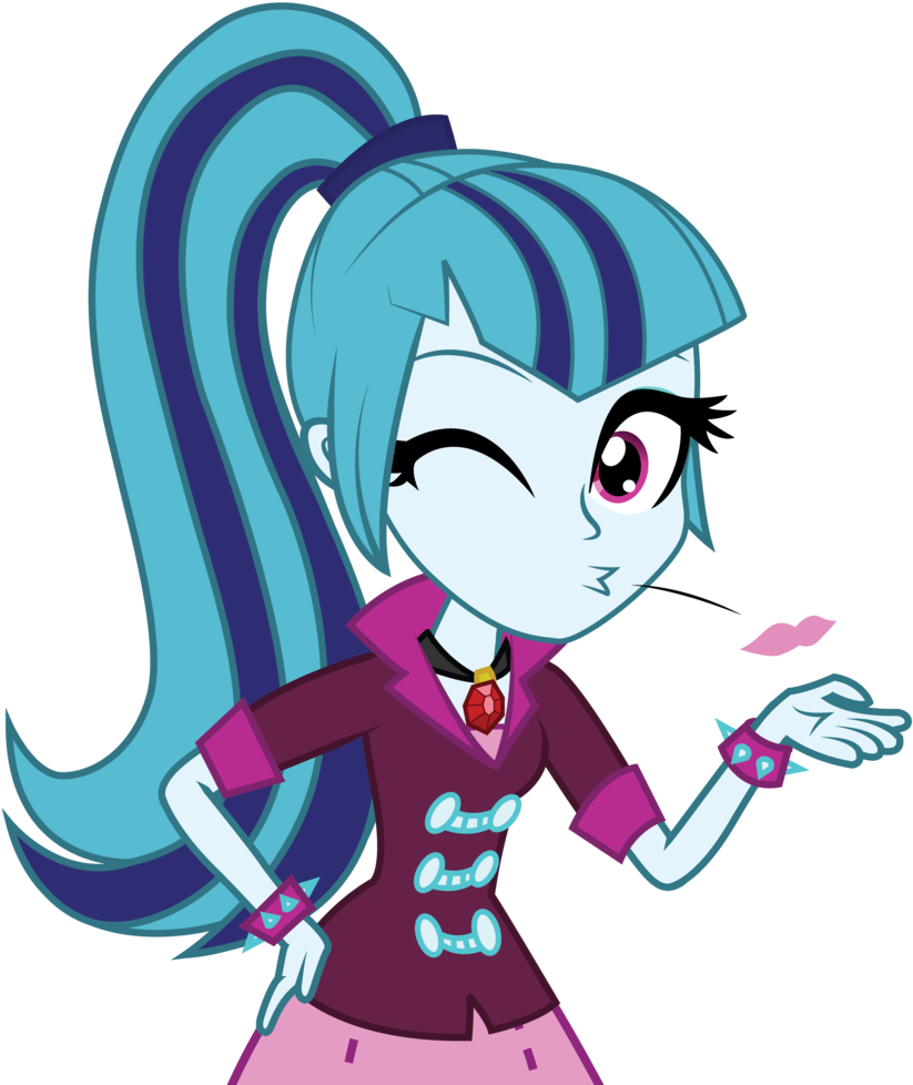 Sonata By Amante On Deviantart - My Little Pony Sonata Dusk Kiss (1024x1024), Png Download