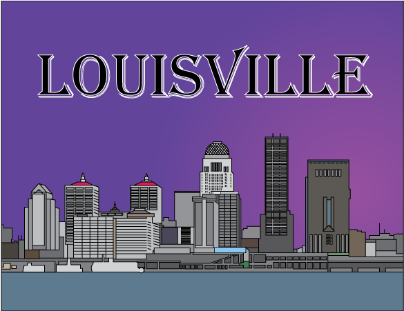 Skyline - Illustrator (1140x450), Png Download