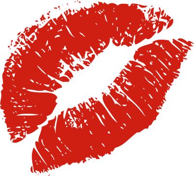 Lipstick Cliparts - Lip Mark Clip Art (400x363), Png Download