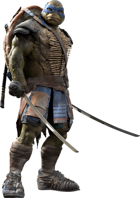 Last - Ninja Turtles Leonardo Movie (452x639), Png Download