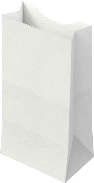 12lb Sos Grocery Bag White - Paper Bag (1100x1000), Png Download