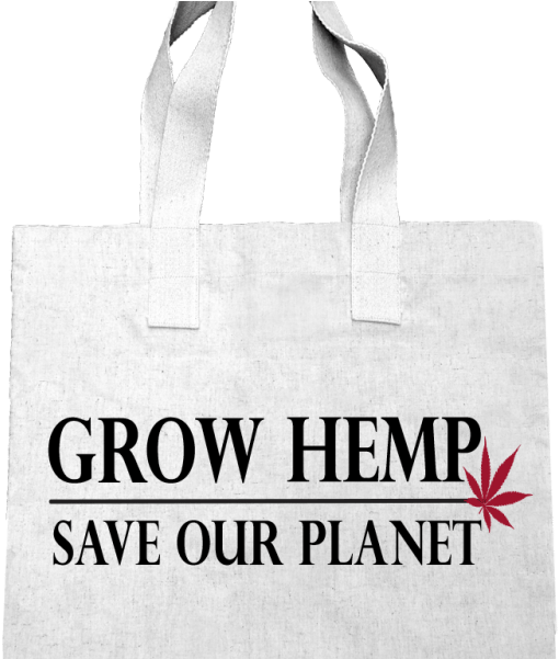 Legalized Goods- Grow Hemp Save Our Planet Tote - Tote Bag (600x600), Png Download