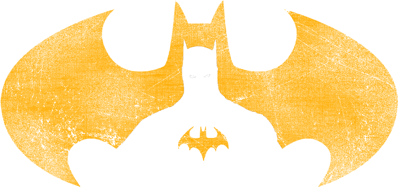 Batman Bat Symbol Knockout Men's Regular Fit T-shirt - Batman (850x508), Png Download