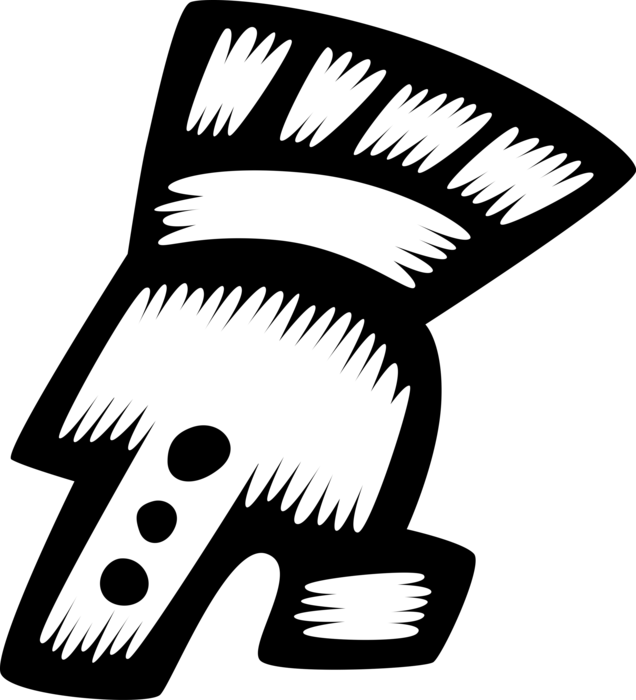 Vector Illustration Of Roman Army Centurion's Helmet - Clip Art (636x700), Png Download