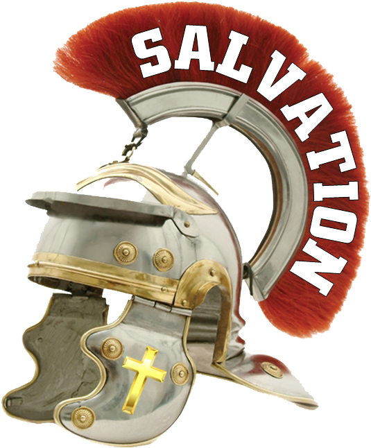 Put On The Armor Of God For Battle-helmet Of Salvation - Roman Centurion Helmet With Red Plume (570x664), Png Download
