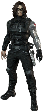 Winter Soldier - Marvel Bucky Winter Soldier Png (300x420), Png Download