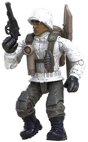 Wwii Winter Soldier - Mega Construx Call Of Duty Piezas (309x500), Png Download
