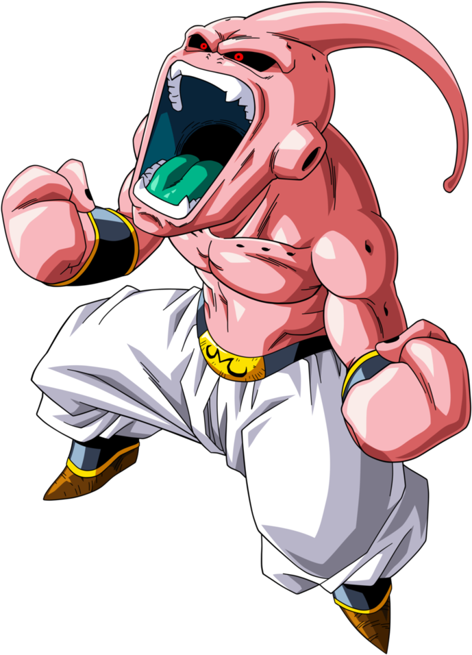 Majin Buu Pure Form By Maffo1989 - Dragon Ball Z Majin Buu Png (791x1011), Png Download
