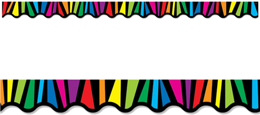 Creative Teaching Pressâ® Rainbow Stripes Border - Creative Teaching Press Bulletin Board Trim Variety (850x850), Png Download