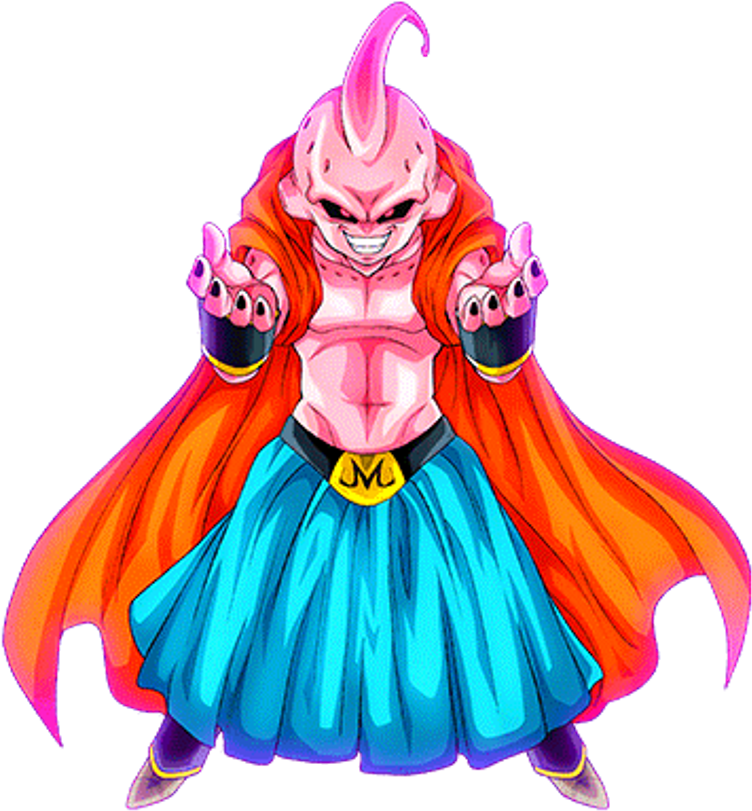 Graphic Free Stock Babidi East Kai Shin Goku Transprent - Kid Buu Babidi Absorbed (768x821), Png Download