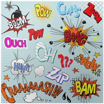 Pop Art Retro Comic (400x400), Png Download