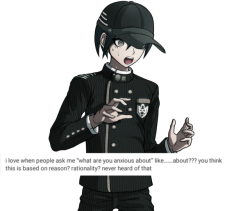 Happy Birthday Saihara -mod Komaru - Shuichi Saihara Sprites With Hat (500x446), Png Download