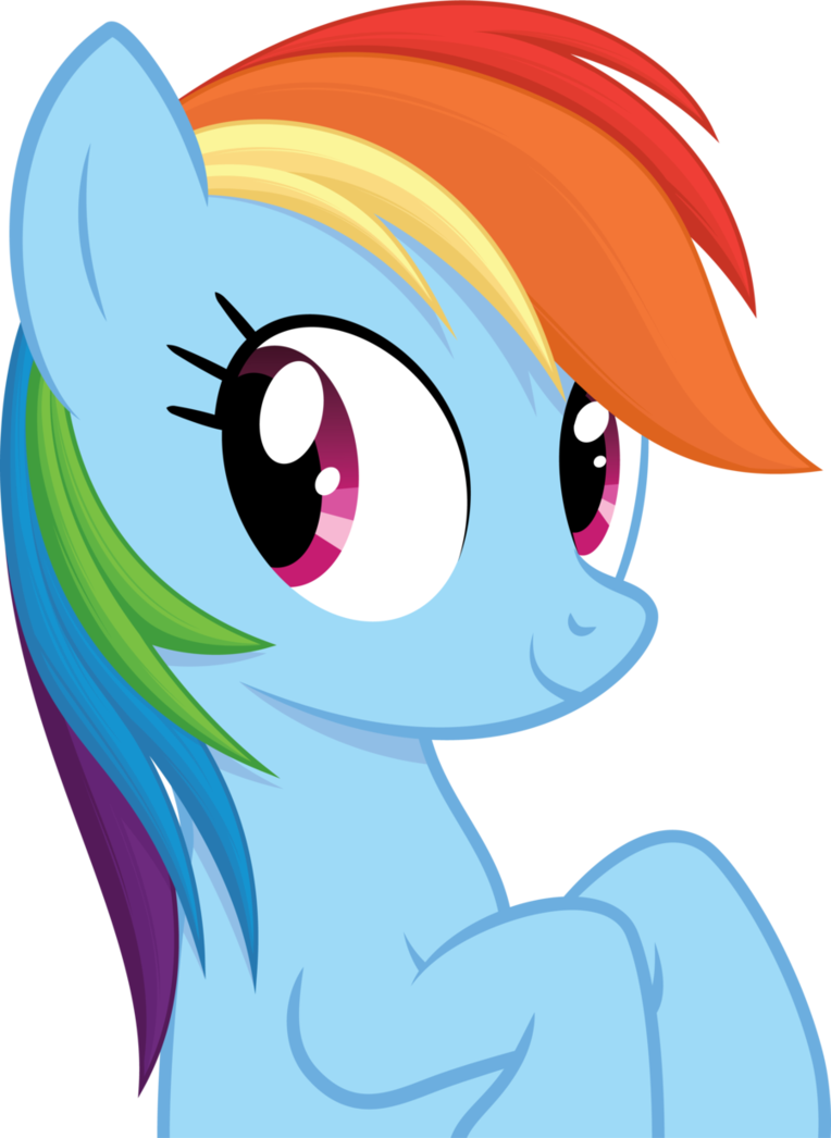 Happy Meme Faces Png - My Little Pony Rainbow Dash Cara (764x1046), Png Download