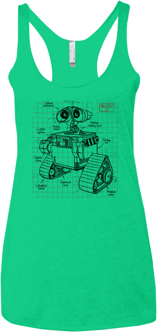 Wall-e Plan Women's Triblend Racerback Tank - Really It's Just My Workout Face (1155x1155), Png Download