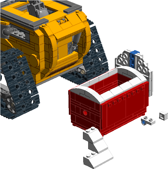 Need Some Help With Building Techniques See Reddit - Lego Wall E Lunchbox (800x600), Png Download