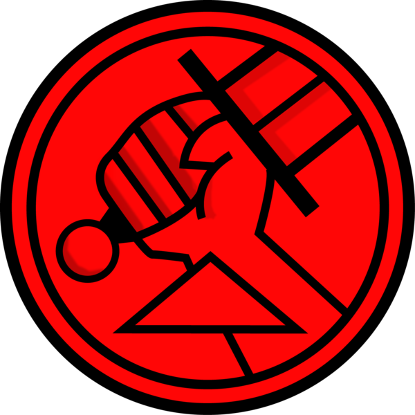 No Caption Provided Hellboy Bprd Logo Full Size Png Download Seekpng