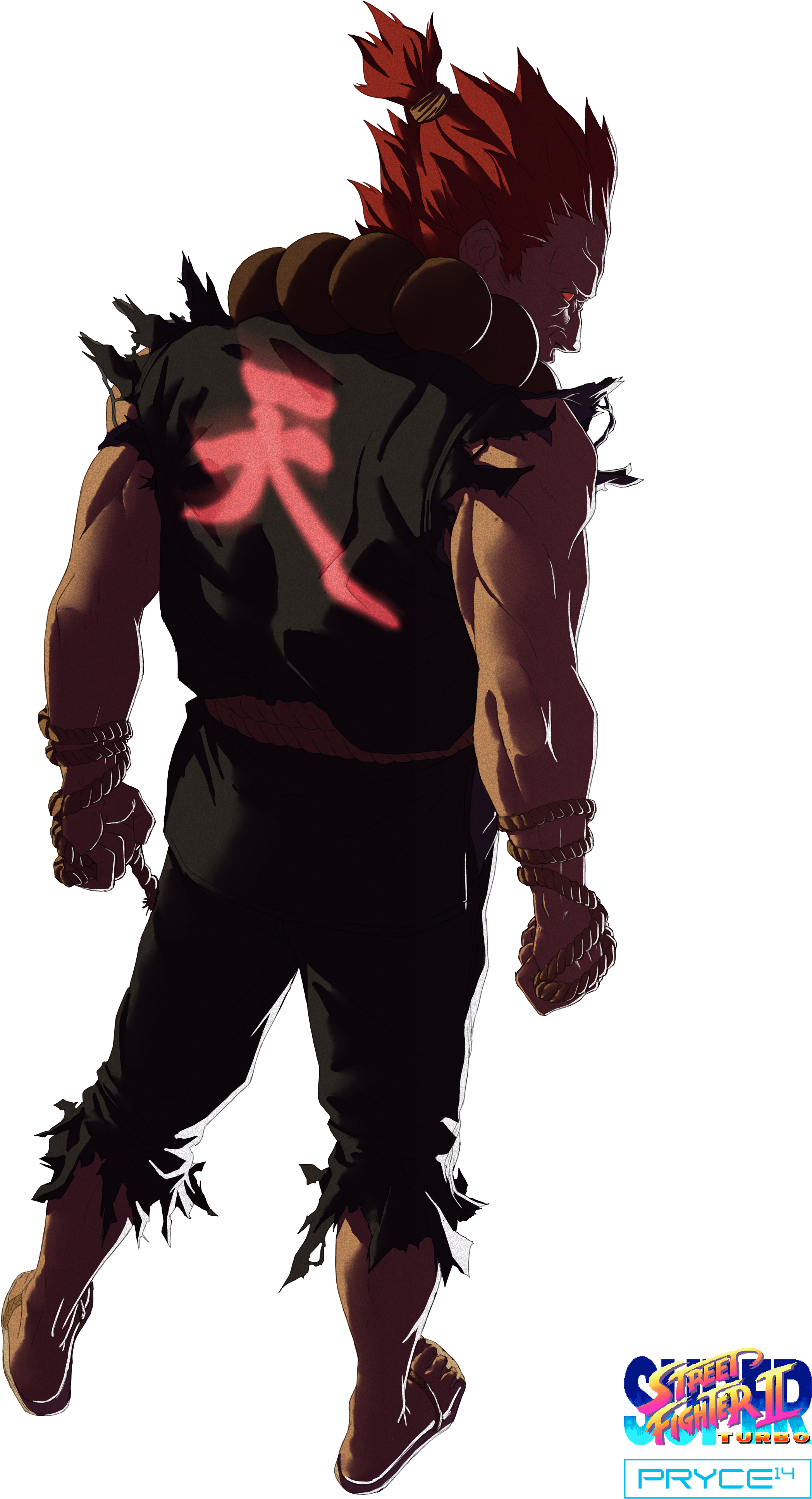 Street Fighter Akuma Png Akuma Street Fighter Art Full Size Png Download Seekpng