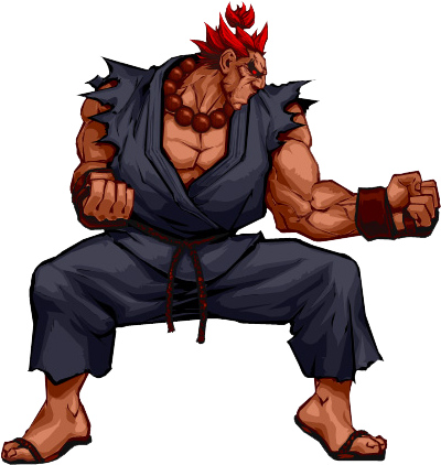415x415px - Akuma Street Fighter (415x435), Png Download