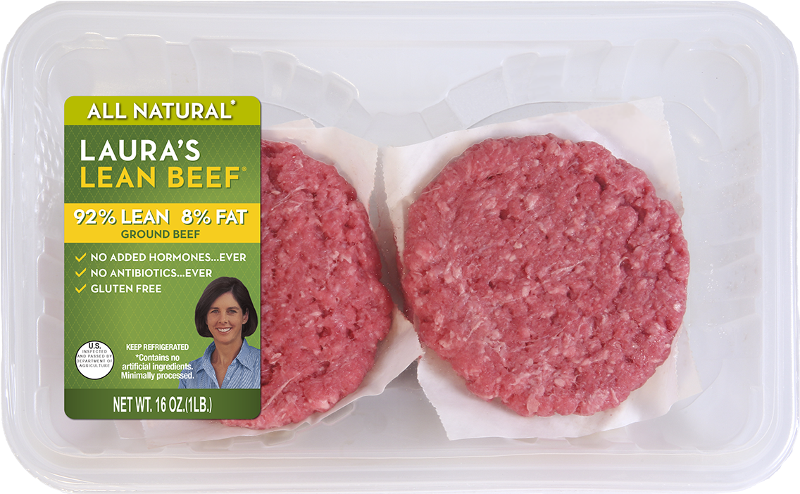 Laura's Lean Beef Patty Image - Laura's Lean Beef (1200x778), Png Download