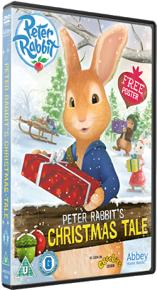 Peter Rabbit's Christmas Tale On Dvd - Peter Rabbit - A Christmas Tale Dvd (322x479), Png Download