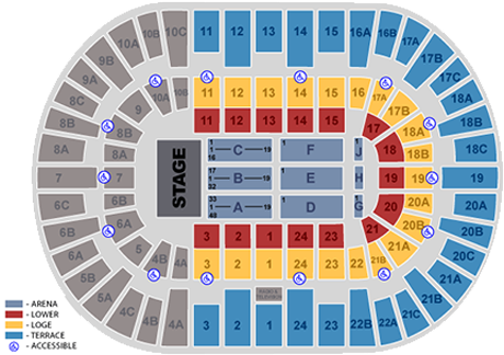 Honda Center Seating (500x500), Png Download