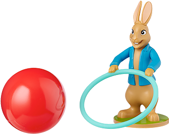 Peter Rabbit Mcdonald's Toys (380x380), Png Download