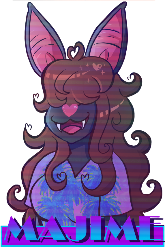 Vaporwave Majime Badge - Vaporwave (879x862), Png Download