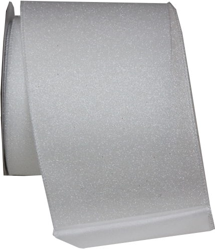 Magic Glitz White Ribbon - White Ribbon (430x522), Png Download