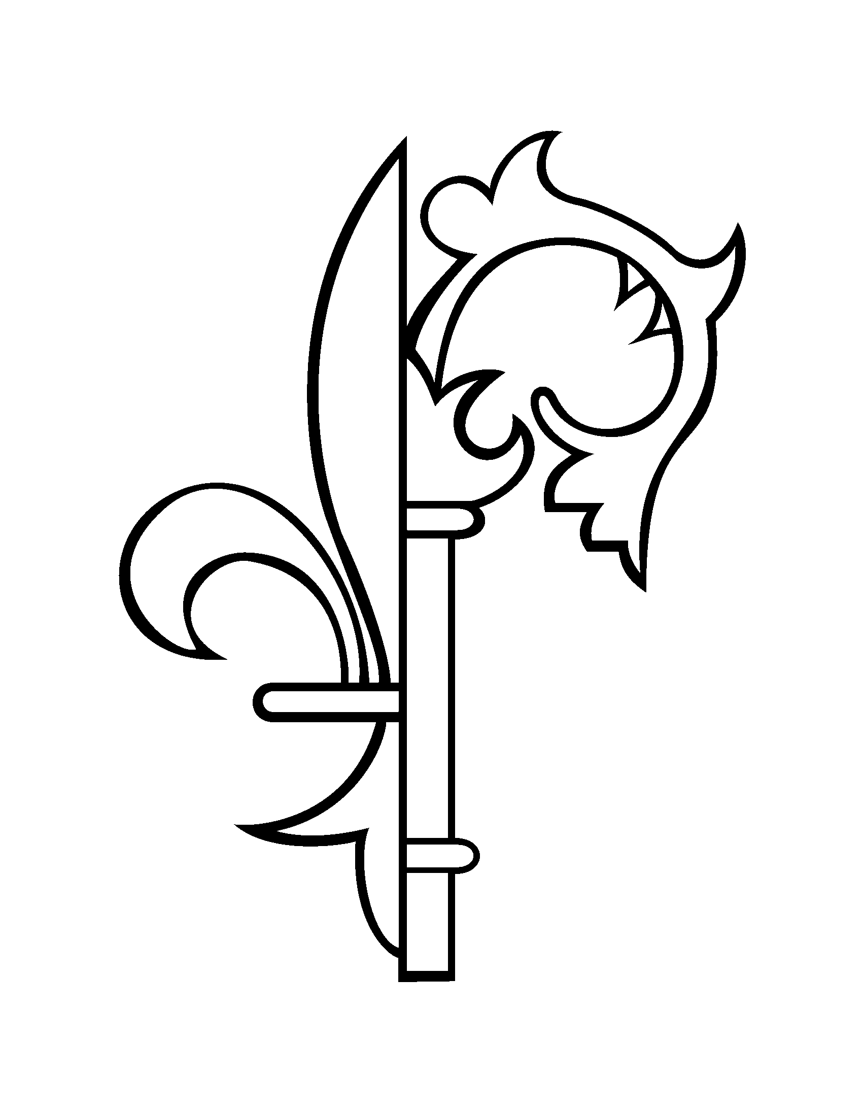 Ville Saint Cloud Logo Black And White - Line Art (2400x2400), Png Download