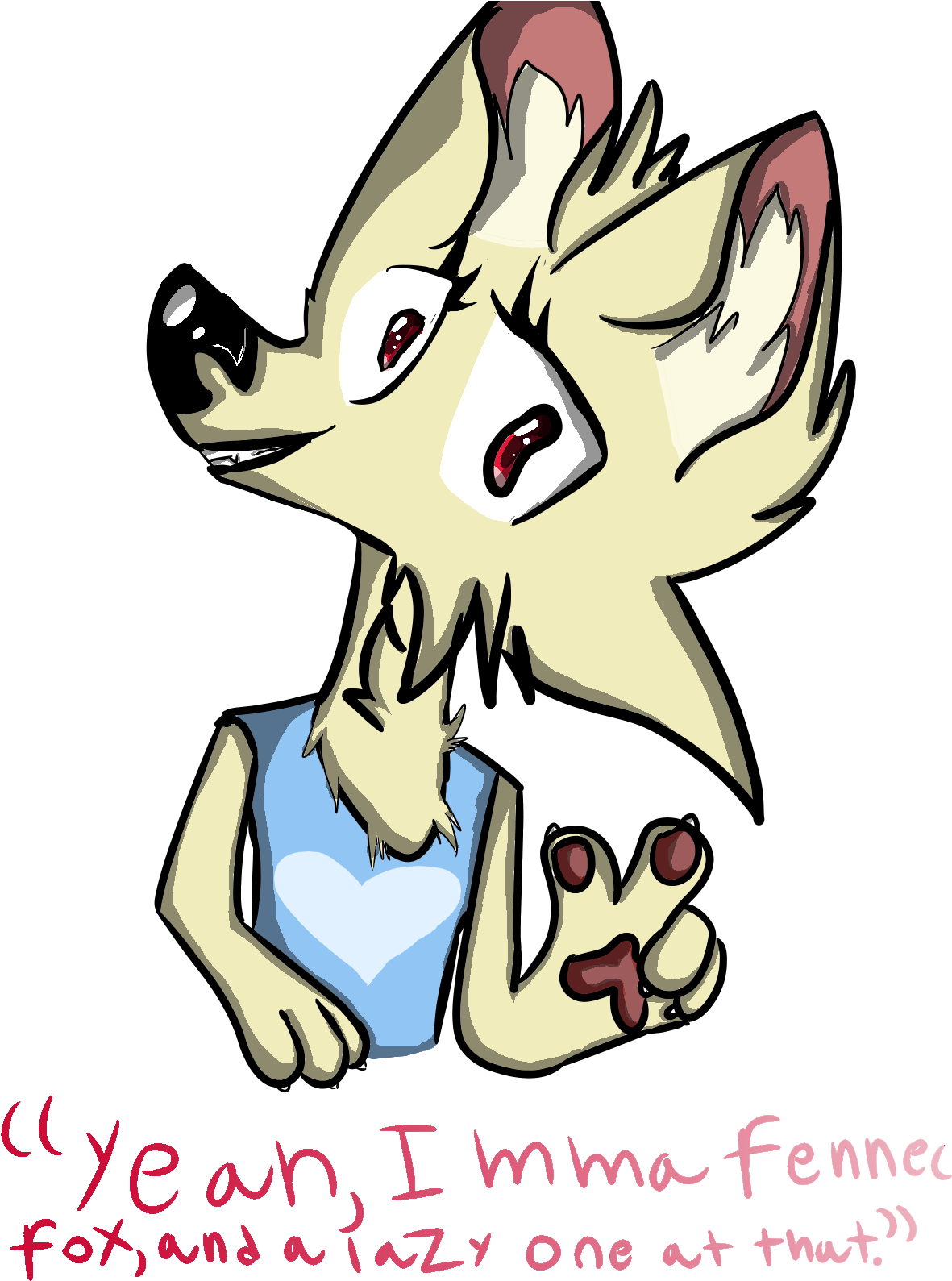 Jenna The Fennec Fox Anthro - Human (1200x1600), Png Download